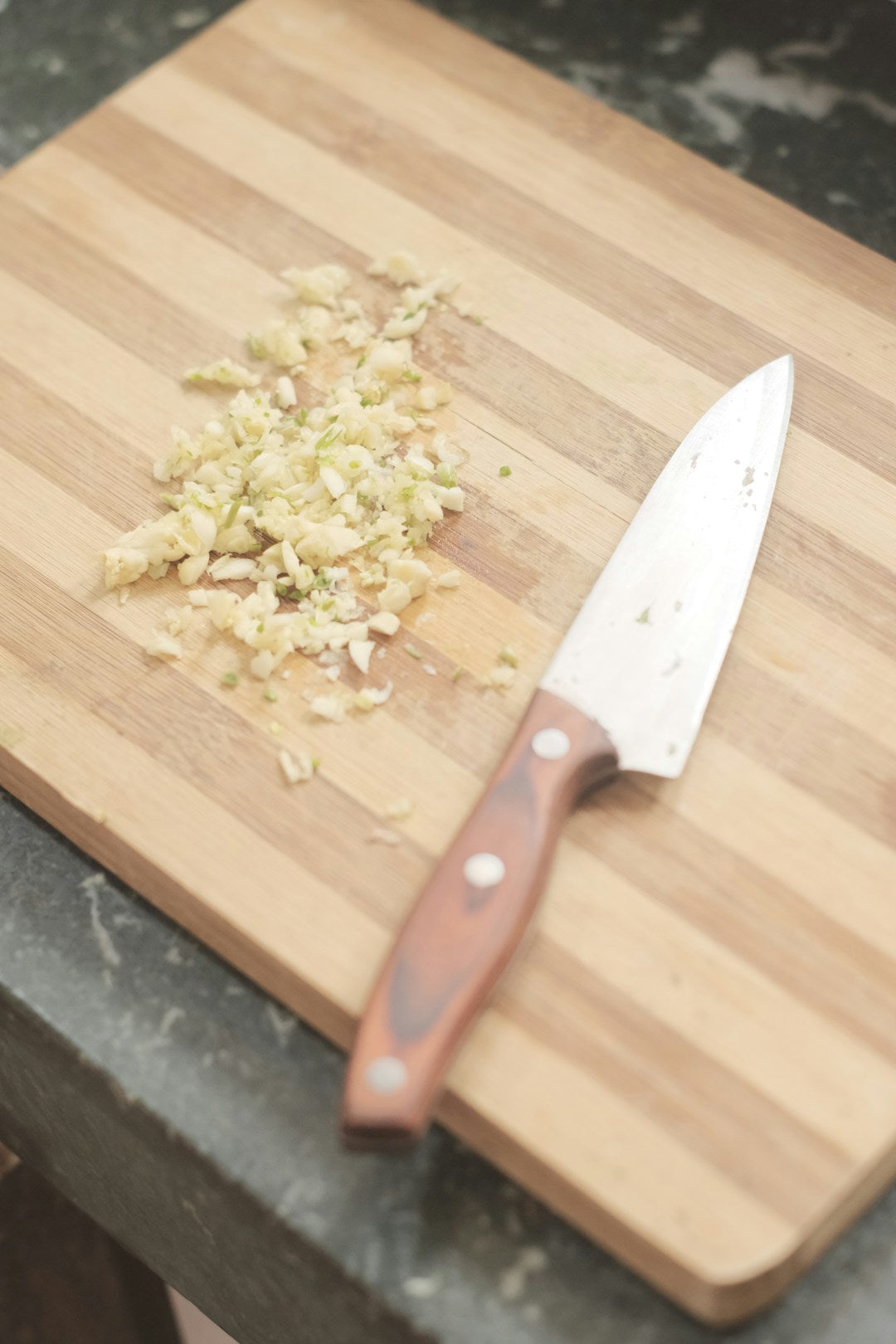 Breaking down a whole chicken with a sharp knife